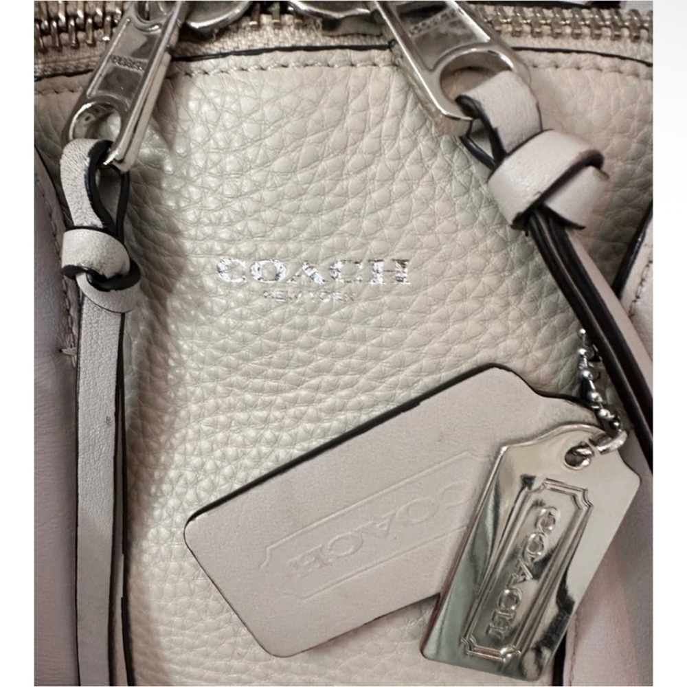 Coach Rare Color Bleecker Mini Preston 30143 Pebbled Leather - Picture 8 of 16